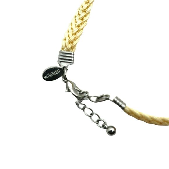 American Eagle Outfitters Bracelet Womens Yellow Colorful Adjustable Woven Boho - Picture 8 of 10